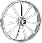 RC COMPONENTS Wheel - Exile - Front - Dual Disc/with ABS - Chrome - 23x3.75 233759031A14122 — image 1