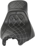 DANNY GRAY Airhawk Weekday 2Up XL Seat - no Backrest Receptacle - Double Diamond Stitch - Air - FXBR/S '18-'23 24-811DIAAIR — image 1