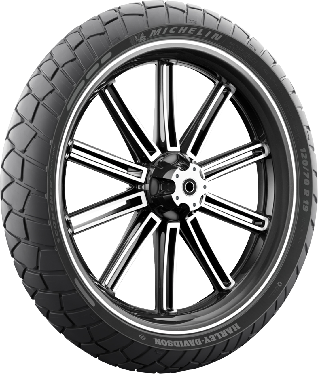 MICHELIN Tire - Scorcher Adventure - Front - 120/70R19 - 60V 25421 — image 2