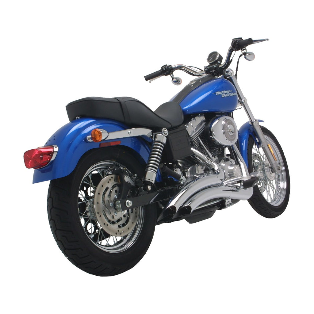 Vance & Hines Big Radius 2-2 - Dyna – Chrome – 26081 — manufacturer image 2
