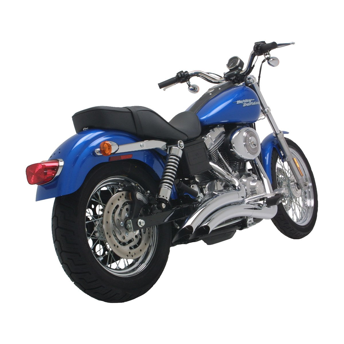 Vance & Hines Big Radius 2-2 - Dyna – Chrome – 26081 — manufacturer image 2