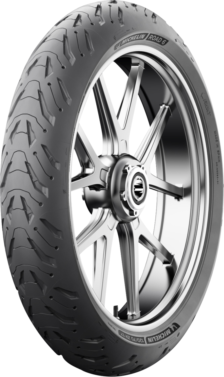 MICHELIN Road 6 Tire - Front - 120/70ZR18 - (59W) 26465 — image 1