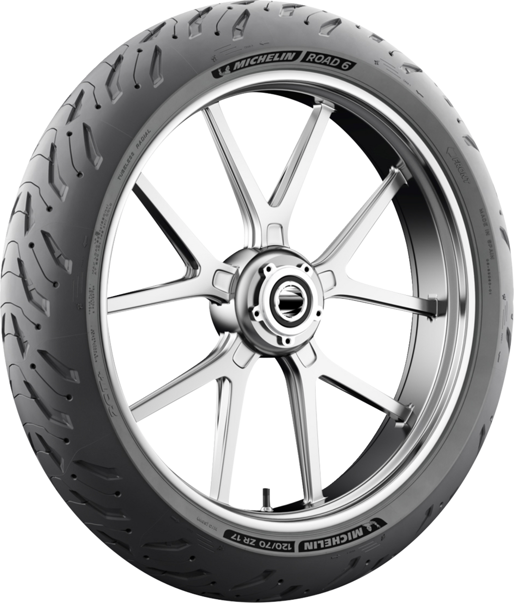 MICHELIN Road 6 Tire - Front - 120/70ZR18 - (59W) 26465 — image 7