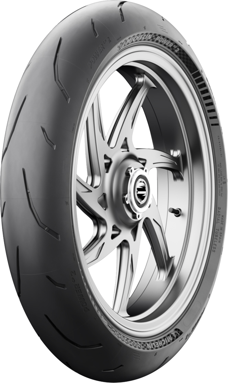 MICHELIN Tire - Power GP2 - Front - 120/70ZR17 - (58W) 27281 — image 1