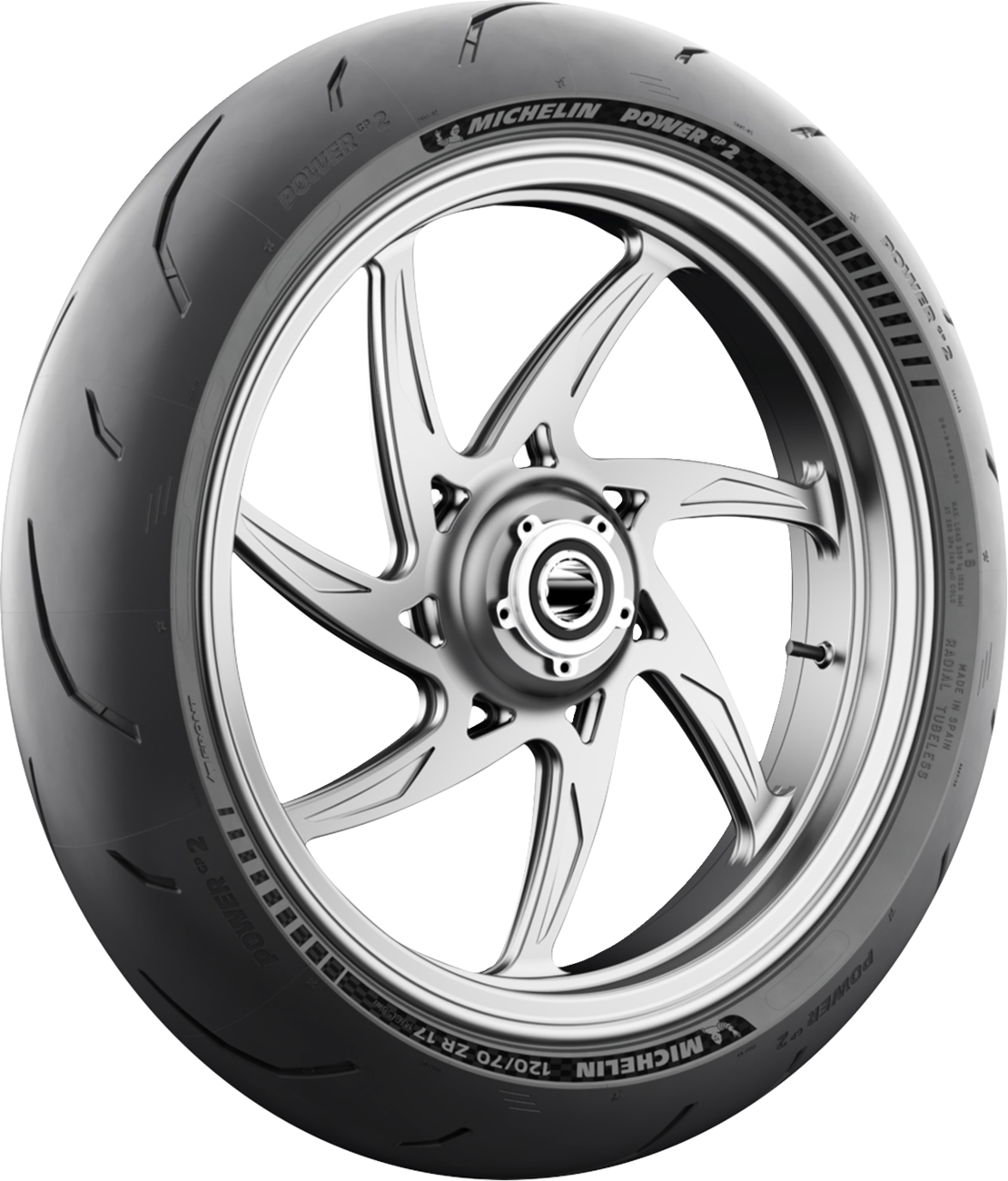 MICHELIN Tire - Power GP2 - Front - 120/70ZR17 - (58W) 27281 — image 2