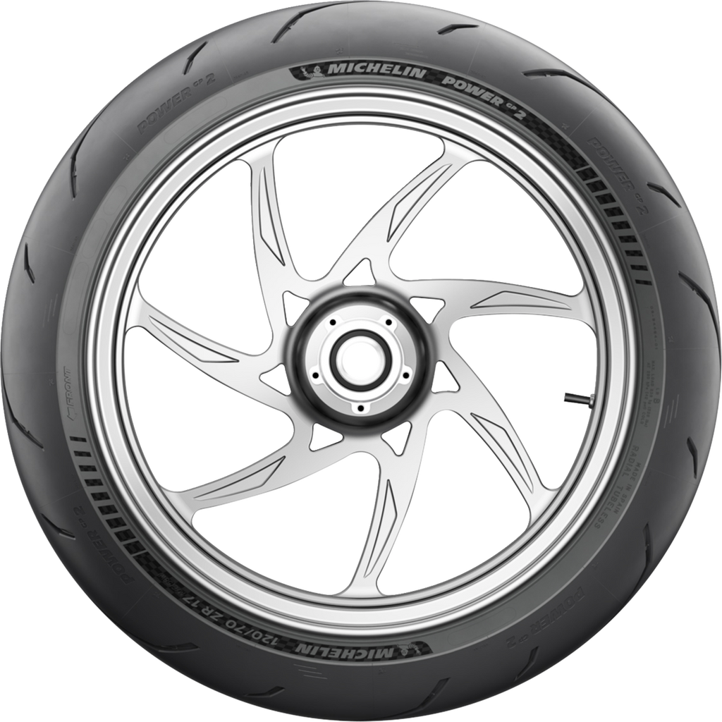 MICHELIN Tire - Power GP2 - Front - 120/70ZR17 - (58W) 27281 — image 3