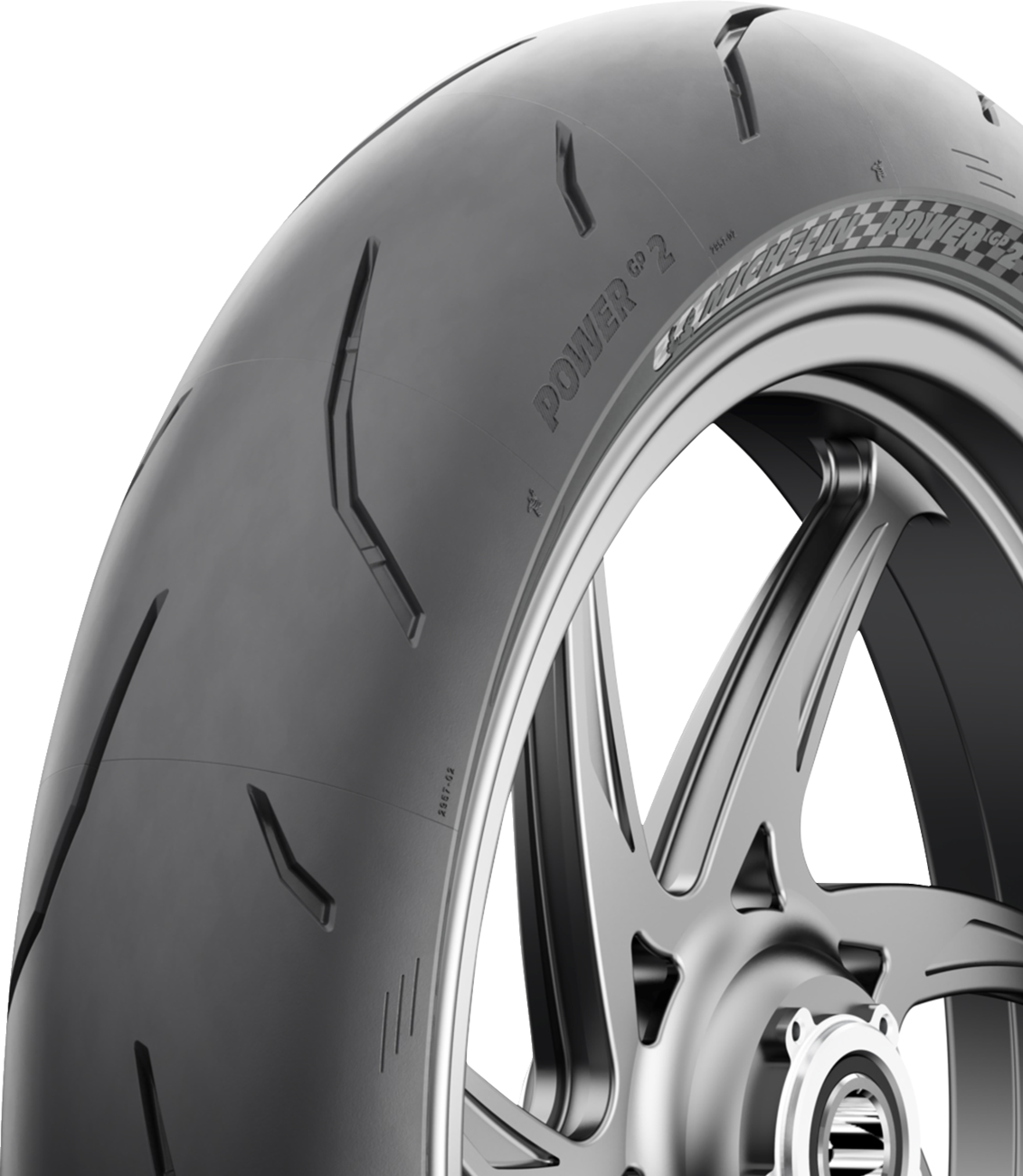 MICHELIN Tire - Power GP2 - Front - 120/70ZR17 - (58W) 27281 — image 6