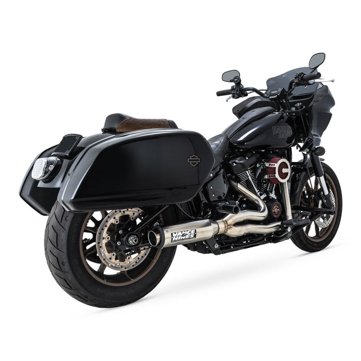 Vance & Hines Supersport 2-1 - Softail – Stainless Brushed – 27337 — manufacturer image 1