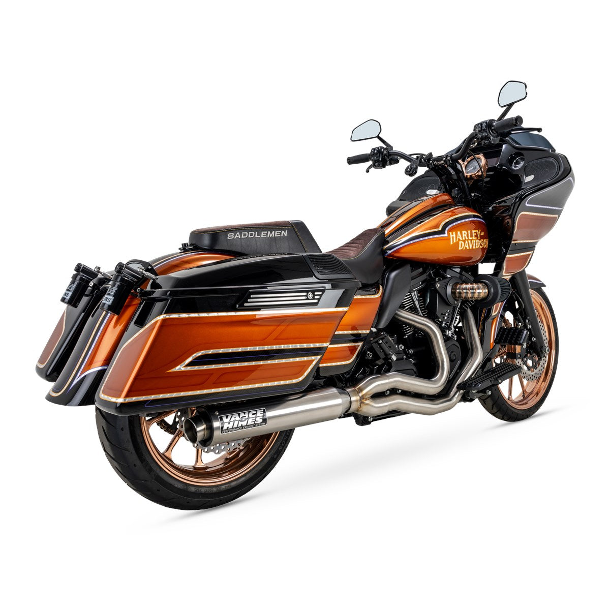 Vance & Hines Supersport 2-1 - Touring – Stainless Brushed – 27345 — manufacturer image 1