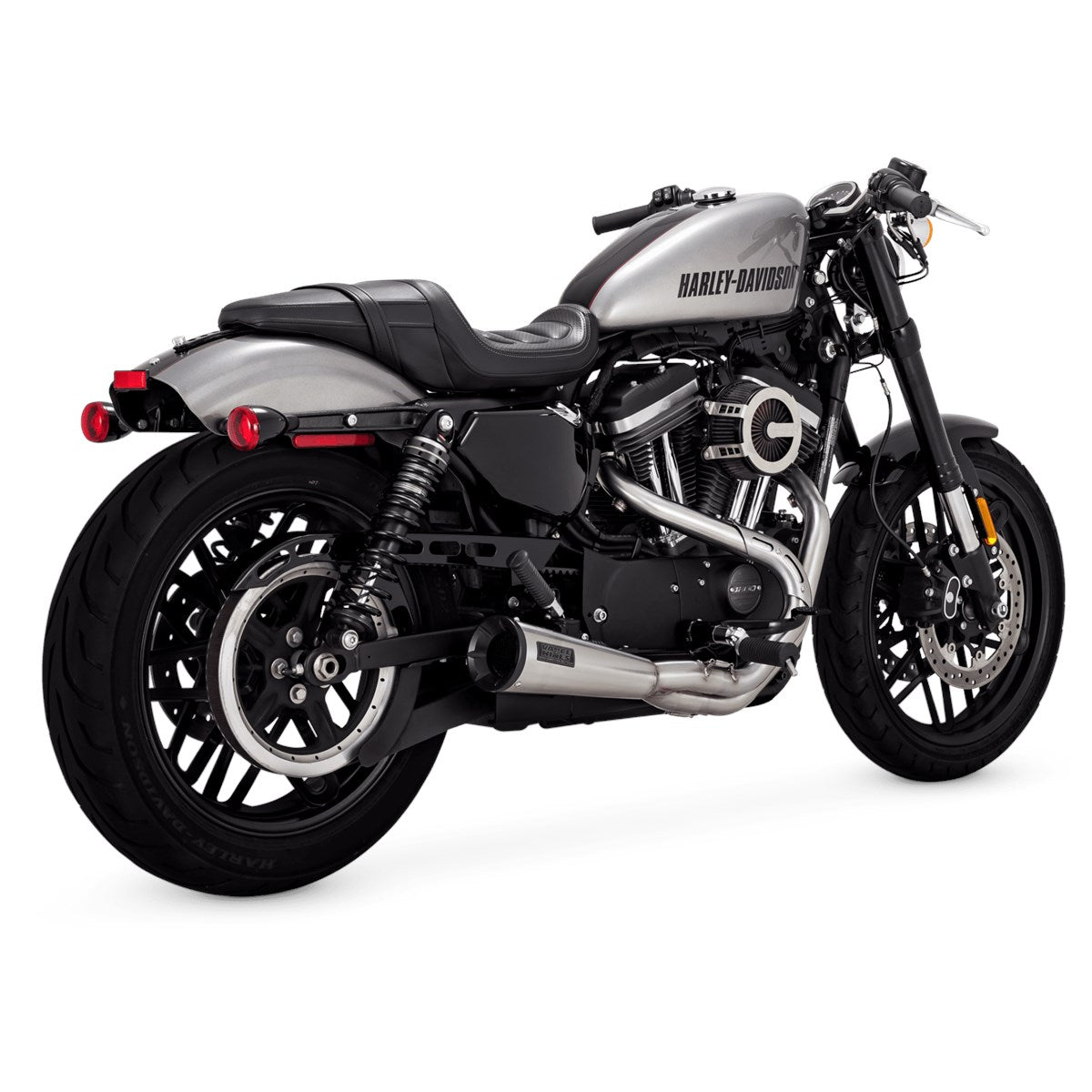 Vance & Hines Stainless 2-1 Upsweep - Sportster – Stainless Brushed – 27327 — manufacturer image 6