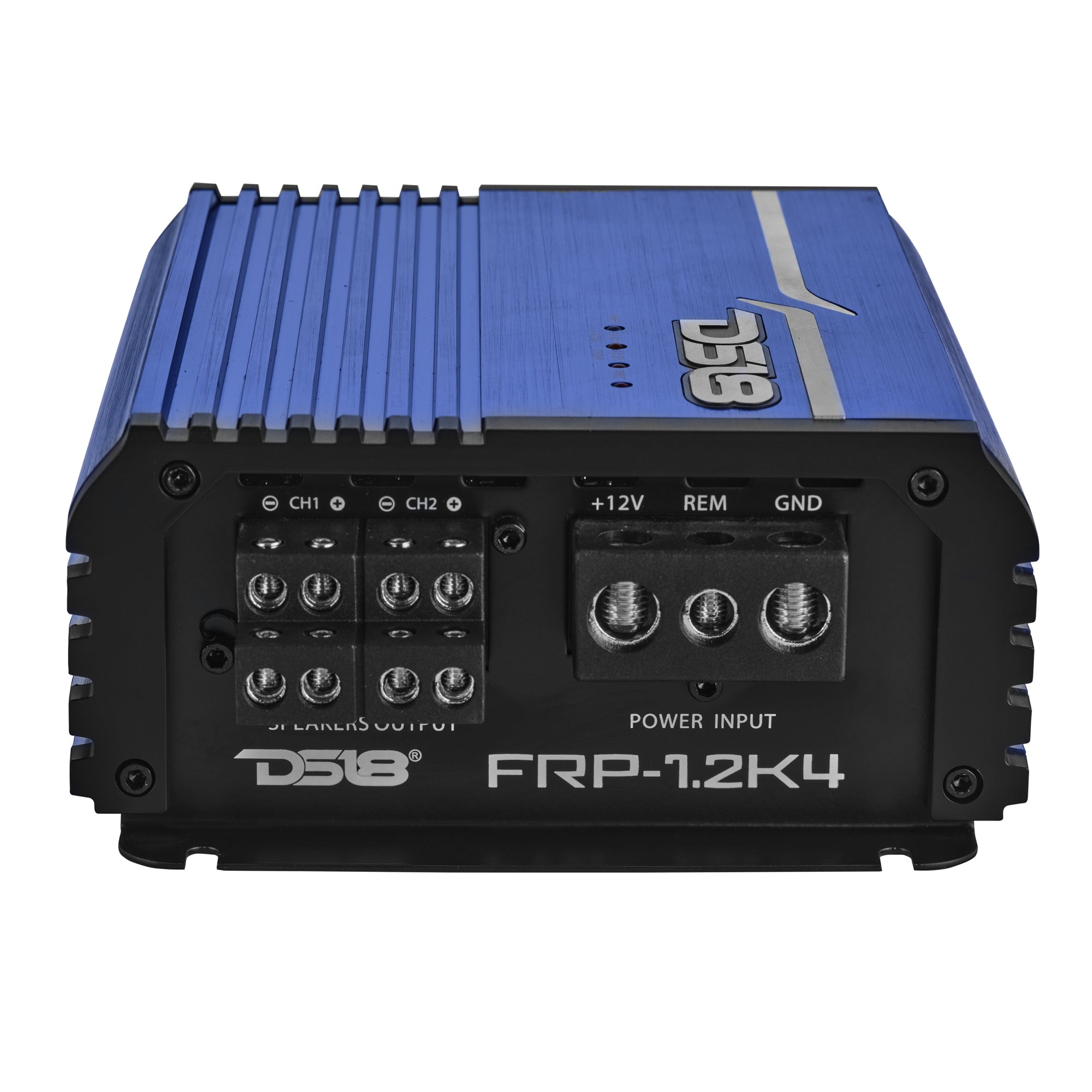 DS18 FRP-1.2K4/BL Compact 4-Channel Full-Range Class-D Amplifier | 1200W RMS - Blue — image 4