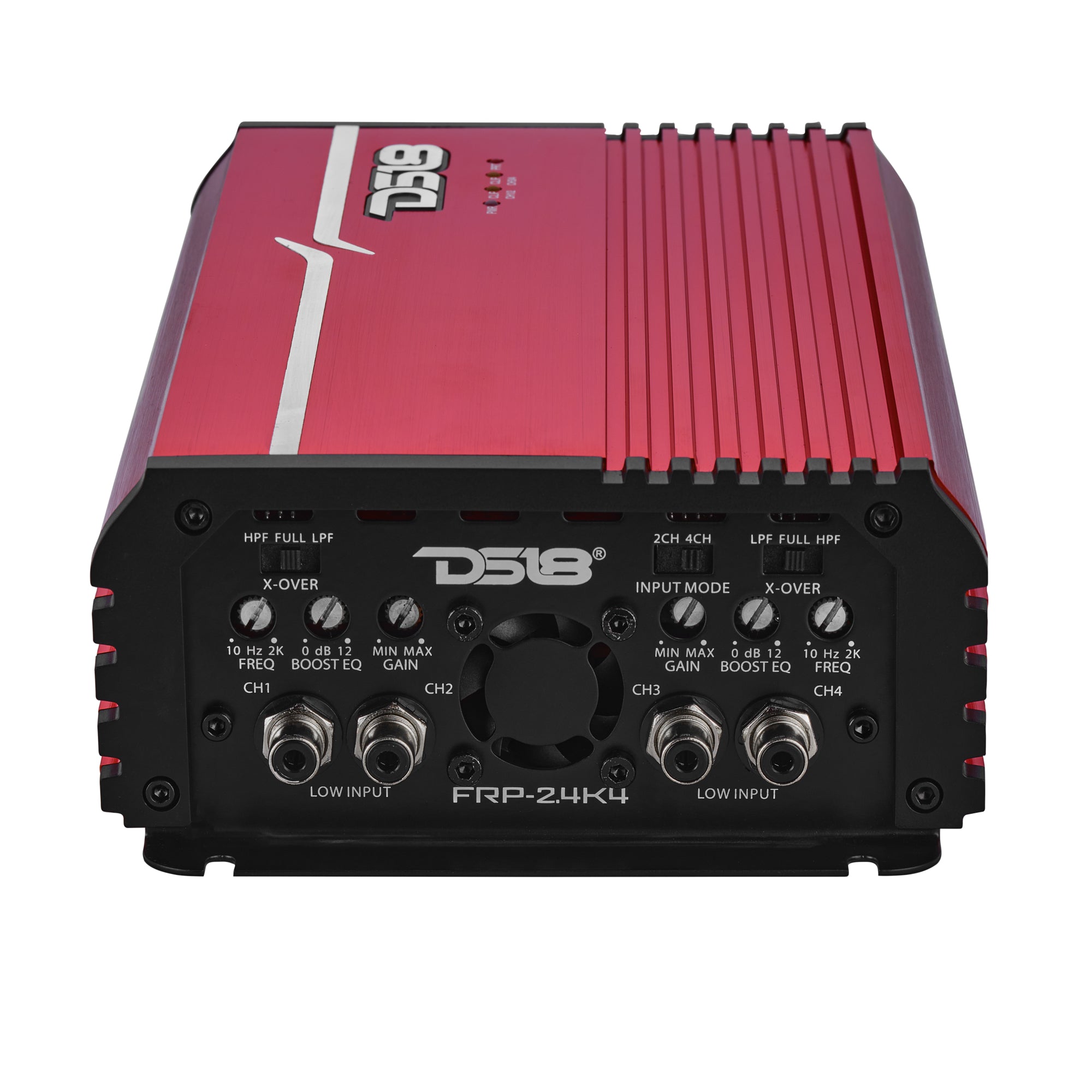 DS18 FRP-2.4K4/RD Compact 4-Channel Full-Range Class-D Amplifier | 2400W RMS - Red — image 4