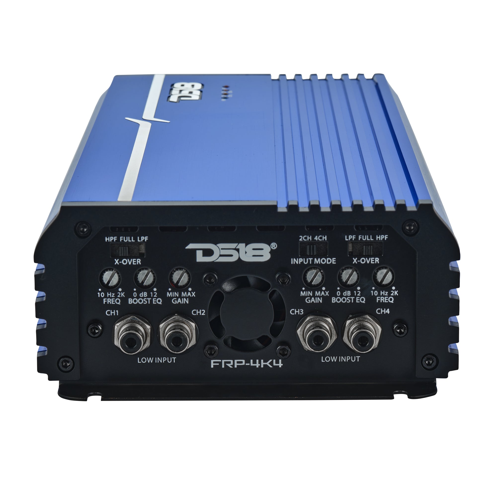DS18 FRP-4K4/BL Compact 4-Channel Full-Range Class-D Amplifier | 4000W RMS - Blue — image 3