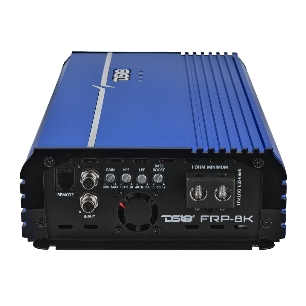 DS18 FRP-8K/BL Compact Monoblock Class-D Full-Range Amplifier | 8000W RMS - Blue — image 3