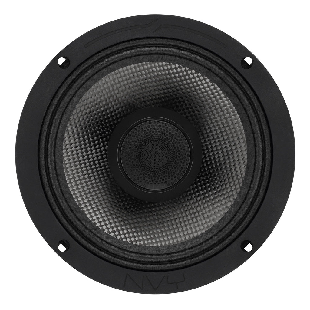 DS18 NVY-6CFZT-N4 6.5” 2-Way Coaxial Loudspeaker with Water-Resistant Carbon Fiber Cone, 1” Bullet Tweeter, Neodymium Magnet | 300W RMS 4-Ohm — image 2
