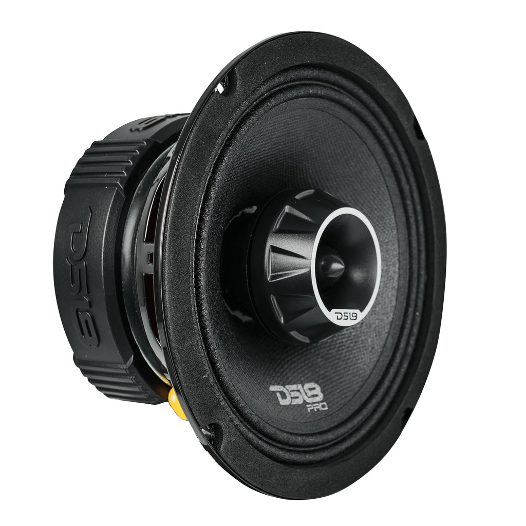 DS18 PRO-ZT6 PRO-ZT 6.5" Coaxial Mid-Range Loudspeaker with Water-Resistant Cone Built-in Bullet Tweeter and Grill | 225W RMS 4-Ohm — image 3