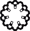 LYNDALL RACING BRAKES LLC Brake Rotor - Front - 11.8" - Black 3-621 — image 1