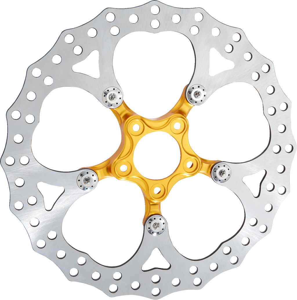 ARLEN NESS Spider Rotor - 12.6" - Gold - Front 300-110 — image 1