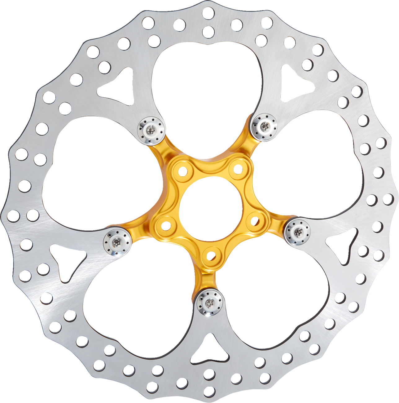 ARLEN NESS Spider Rotor - 12.6" - Gold - Front 300-110 — image 1