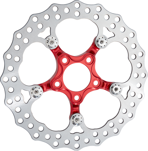 ARLEN NESS Spider Rotor - 12.6" - Red - Front 300-111 — image 1