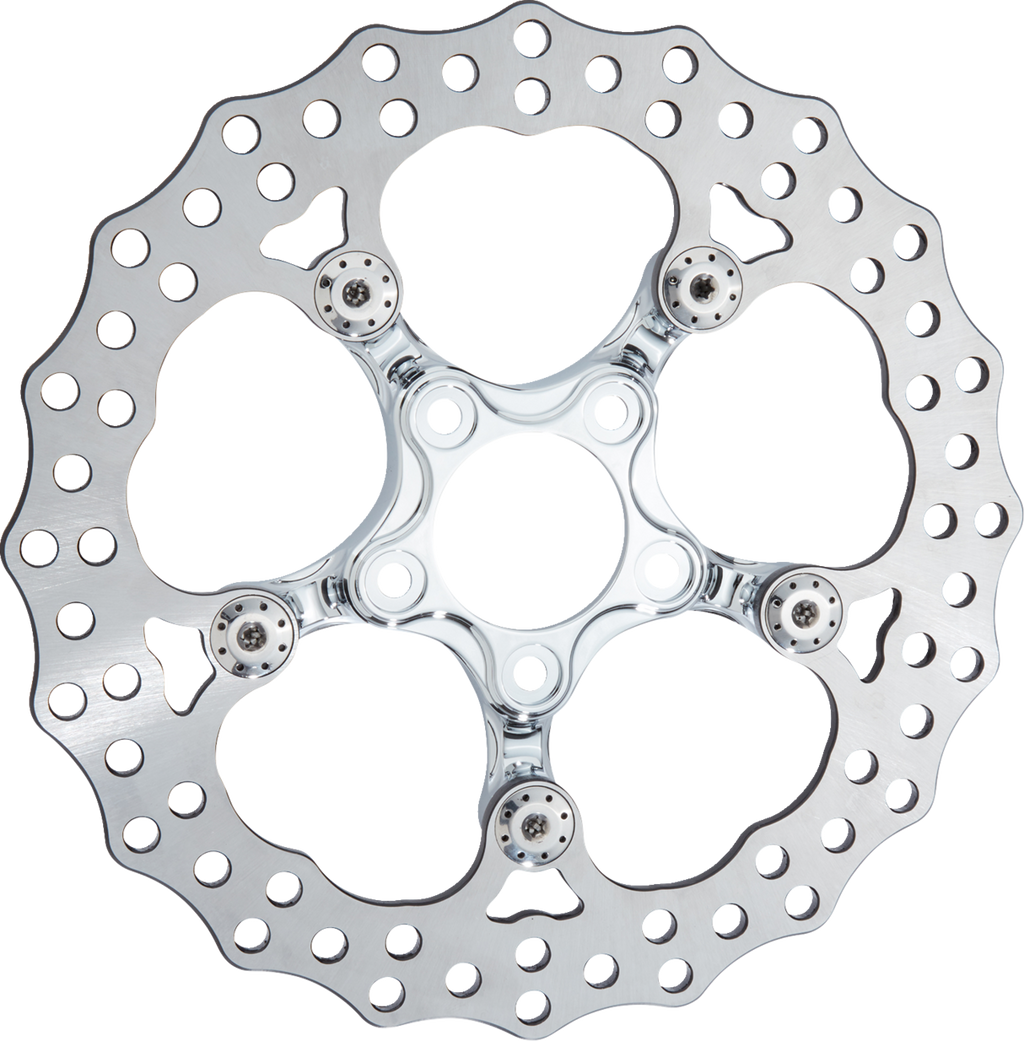 ARLEN NESS Spider Rotor - 12.6" - Chrome - Front 300-112 — image 1