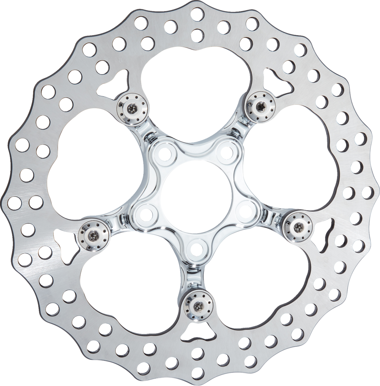 ARLEN NESS Spider Rotor - 12.6" - Chrome - Front 300-112 — image 1