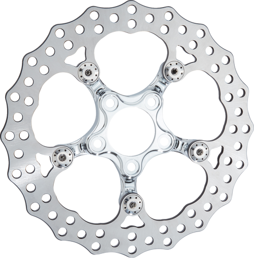 ARLEN NESS Spider Rotor - 12.6" - Chrome - Front 300-112 — image 1