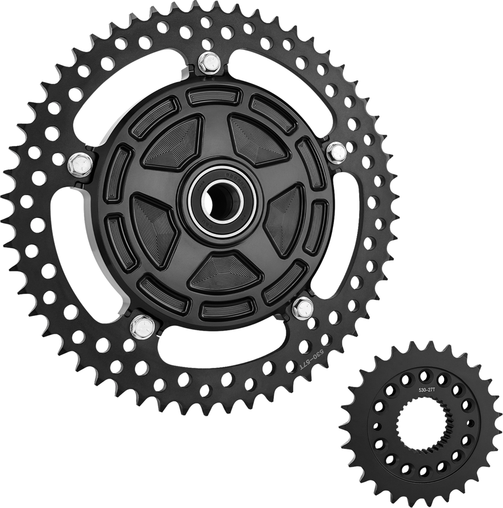 ARLEN NESS Chain Drive Kit - 27/57 Tooth - Black - FLT/FLH 300-203 — image 1