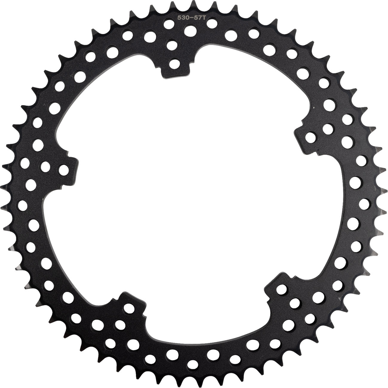 ARLEN NESS Rear Sprocket - Jagged - 57 Tooth - Black - FLT/FLH 300-204 — image 1