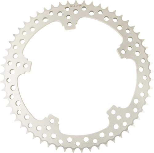 ARLEN NESS Rear Sprocket - Jagged - 57 Tooth - Black - FLT/FLH 300-204 — image 2