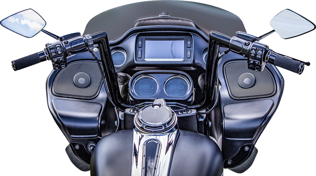 KHROME WERKS Buck-50 Handlebar - FLT - 12" - Black 300722 — image 3