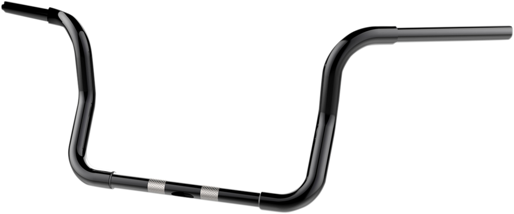 KHROME WERKS 1-1/4" Bobber Ape Hanger Handlebar - TBW - 10" - Black 300870 — image 1