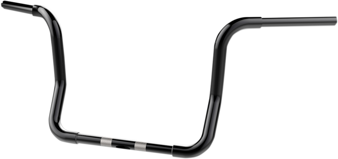 KHROME WERKS 1-1/4" Bobber Ape Hanger Handlebar - TBW - 12" - Black 300871 — image 1