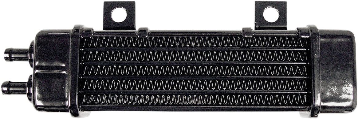 JAGG OIL COOLERS Universal Oil Cooler - 6-Row - Gloss Black — image 1