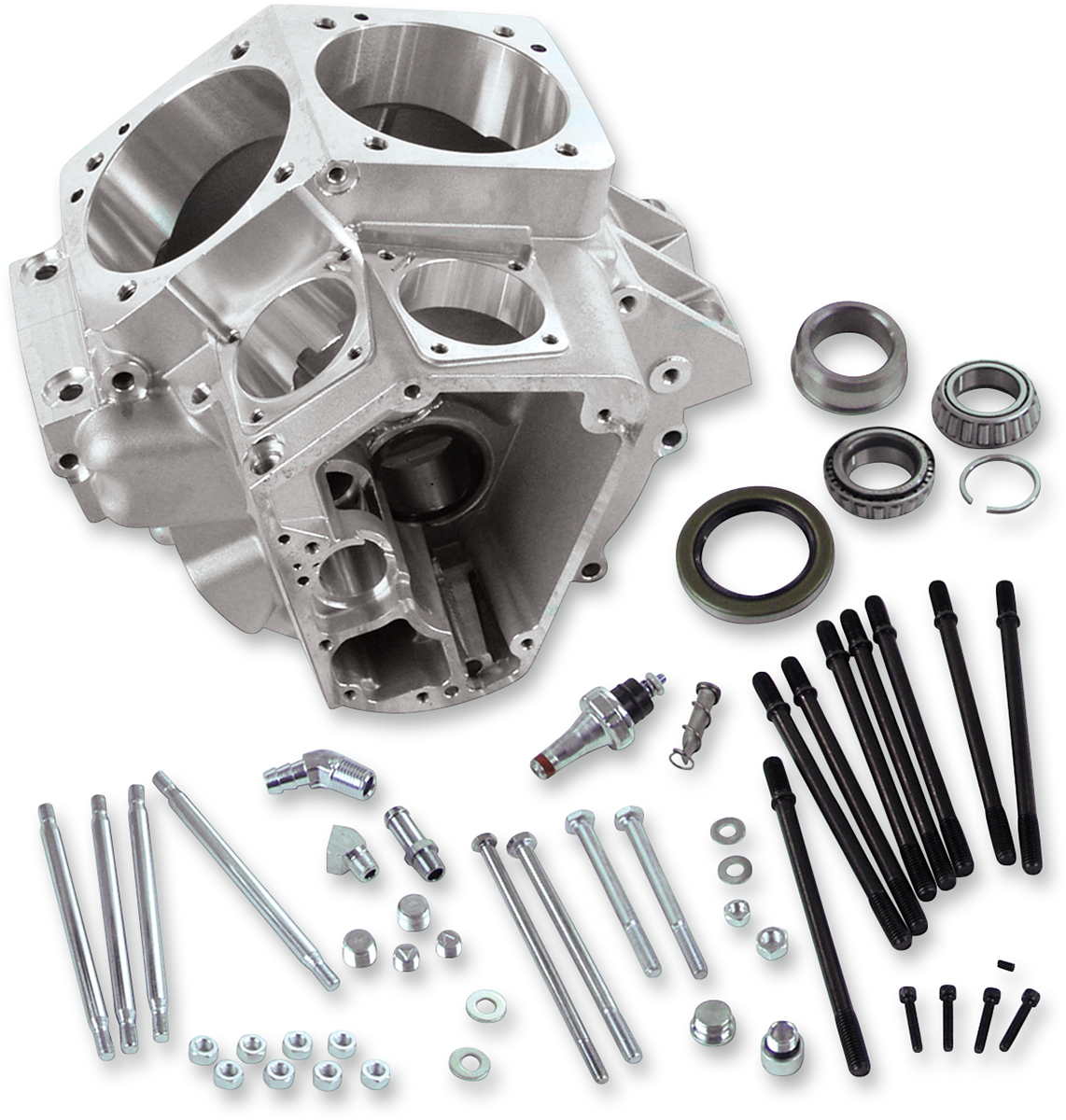 S&S CYCLE Engine Case - +4.000" Bore - Special Application - Evolution Big Twin 31-0047 — image 1