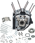 S&S CYCLE Engine Case - 4.125" Bore w/Stock Stud Pattern - 88A Engine Type - Wrinkle Black - Twin Cam 31-0181A — image 1