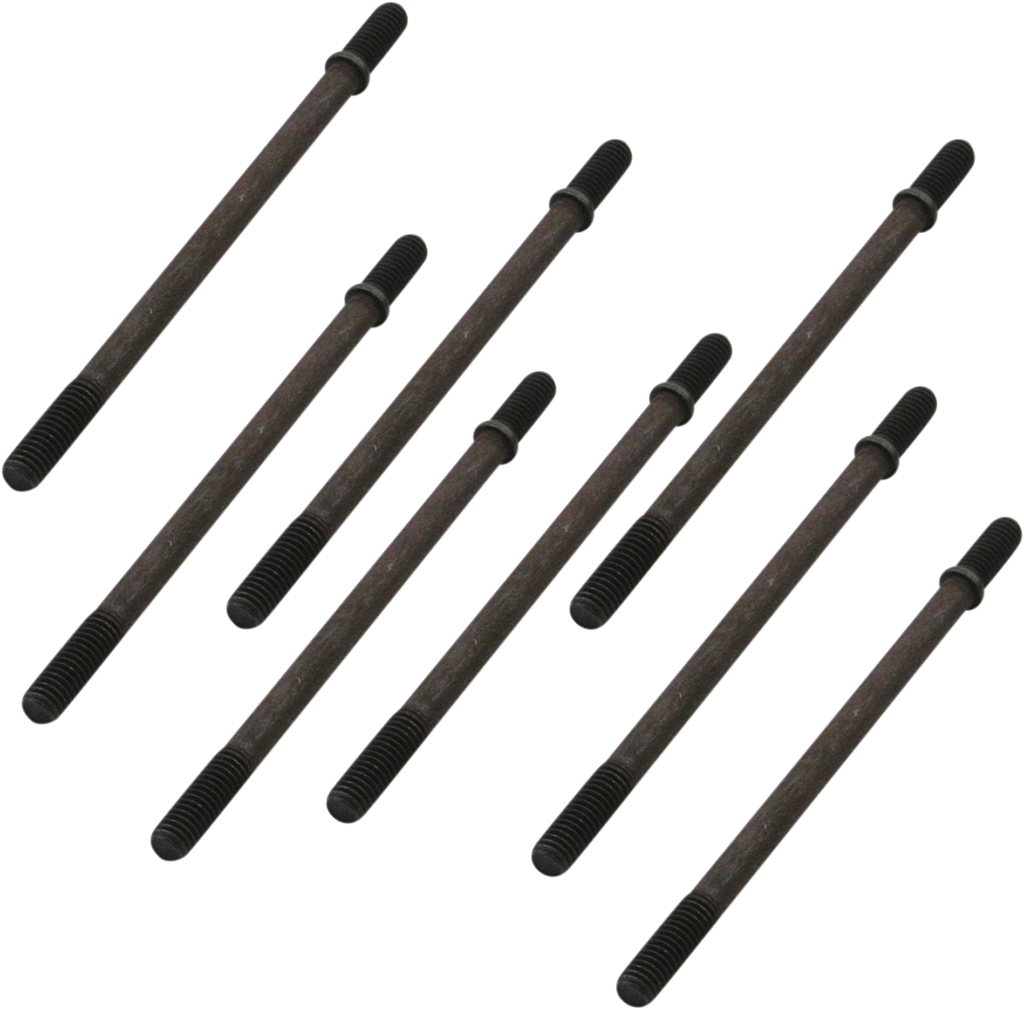 S&S CYCLE Cylinder Studs - 3/8-16 x 6.680" - 8 Pack - Evolution Big Twin 31-2321 — image 1