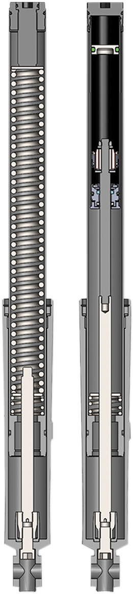 PROGRESSIVE SUSPENSION Monotube Cartridge Fork Kit - 49 mm - Lowering 31-2542 — image 3