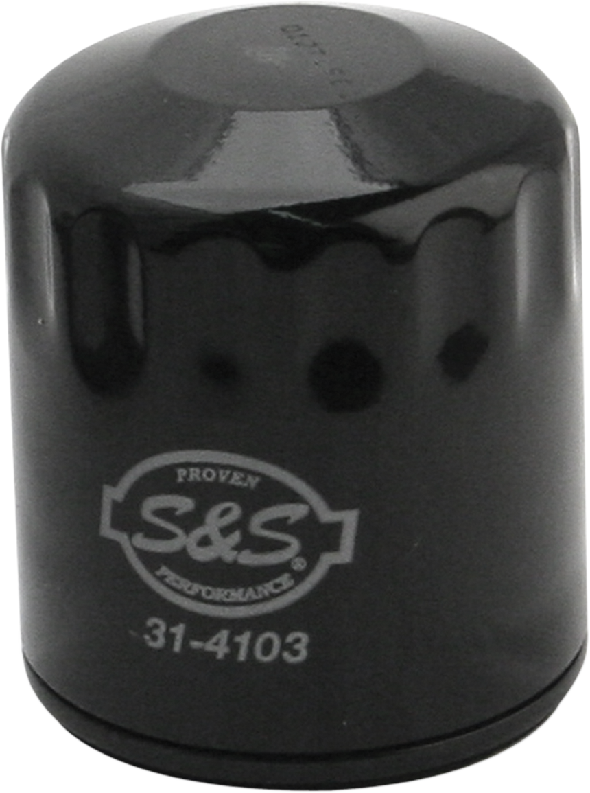 S&S CYCLE Oil Filter - Black — image 1