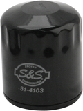 S&S CYCLE Oil Filter - Black — image 1