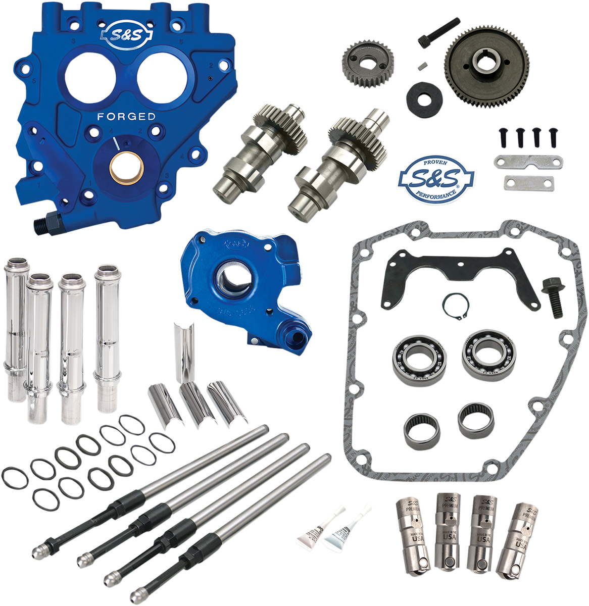 S&S CYCLE Cam Chest with Plate Kit - 509G - Standard Cams - Twin Cam 310-0810 — image 1