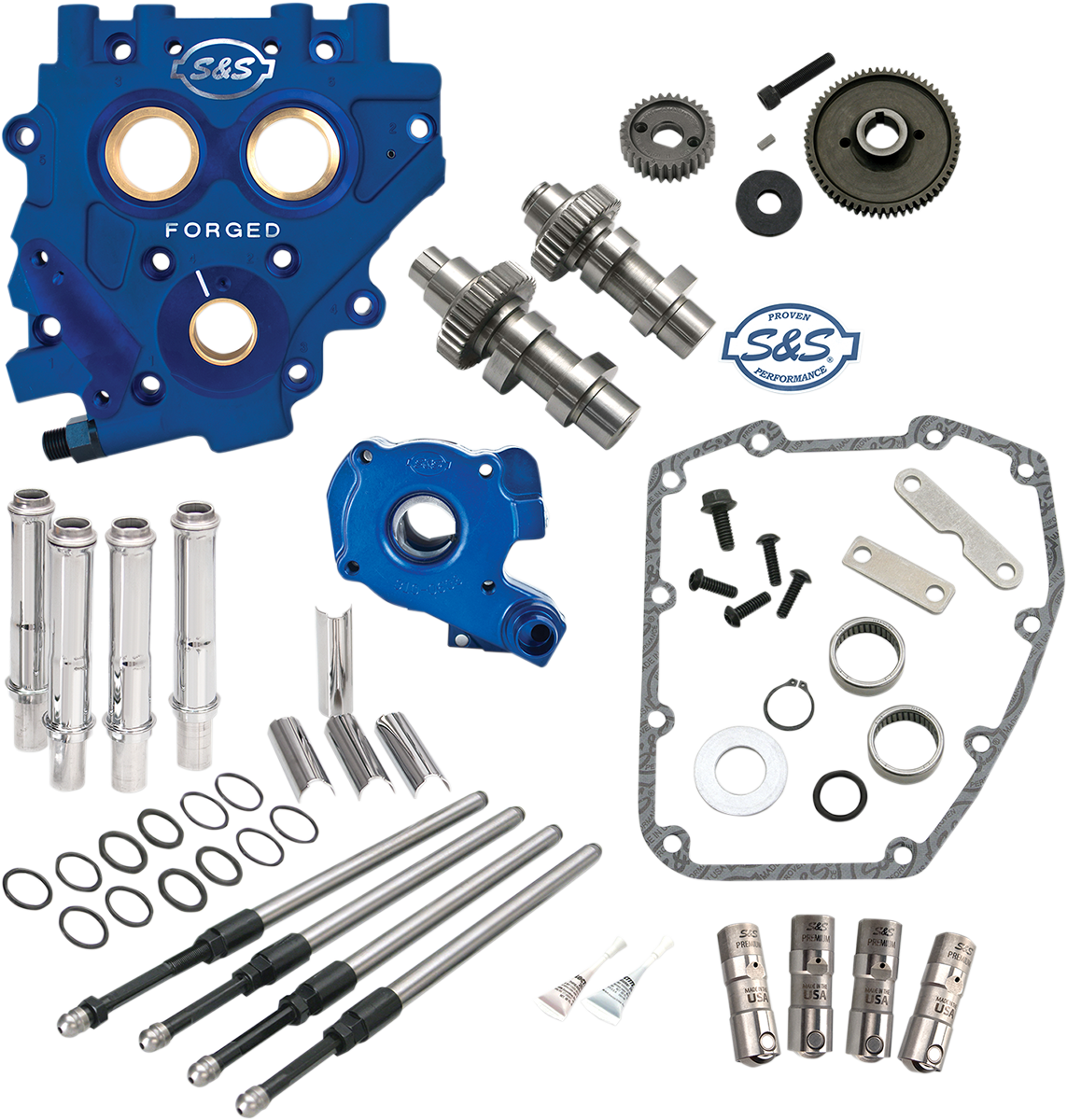 S&S CYCLE Cam Chest with Plate Kit - 509G - Standard Cams - Twin Cam 310-0810 — image 2