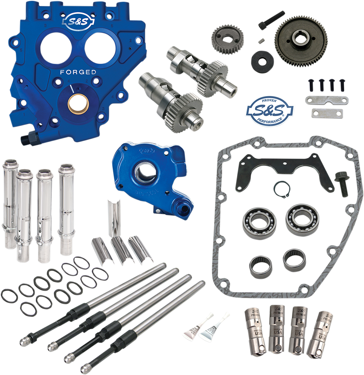 S&S CYCLE Cam Chest with Plate Kit - 585GE - Easy Start Cams - Twin Cam 310-0813 — image 1
