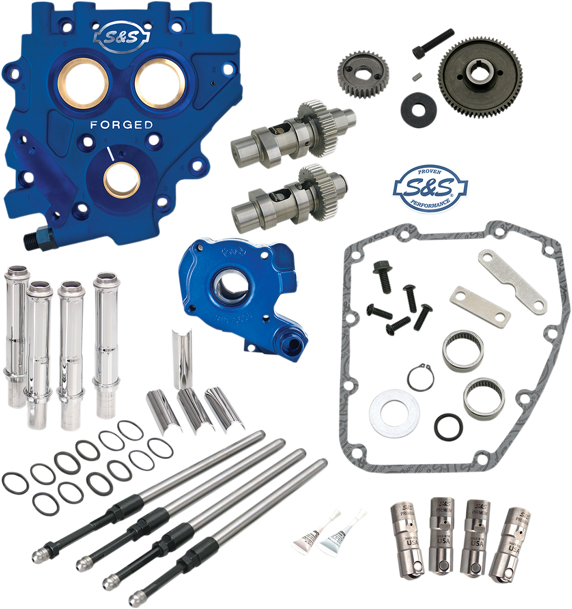 S&S CYCLE Cam Chest with Plate Kit - 585GE - Easy Start Cams - Twin Cam 310-0816 — image 1