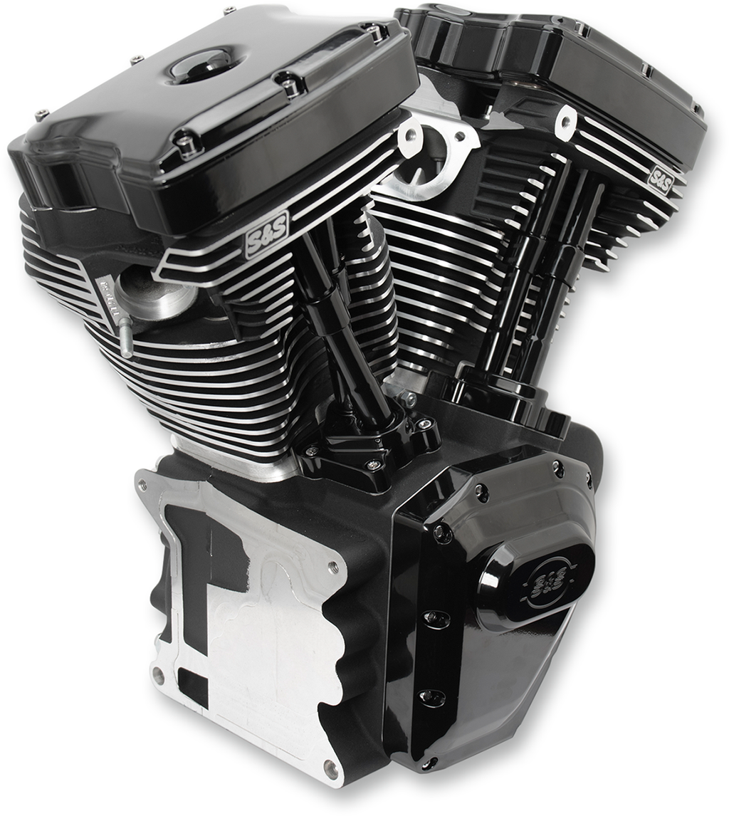 S&S CYCLE T111 Long Block Engine - Black - Touring | Dyna 310-0830A — image 1