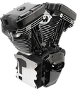 S&S CYCLE T143 Long Block Engine - Black Edition - Touring | Dyna 310-0833A — image 1