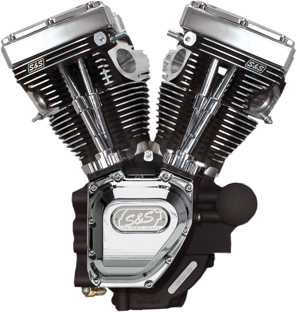 S&S CYCLE T143 Long Block Engine - Black Edition - Touring | Dyna 310-0833A — image 2