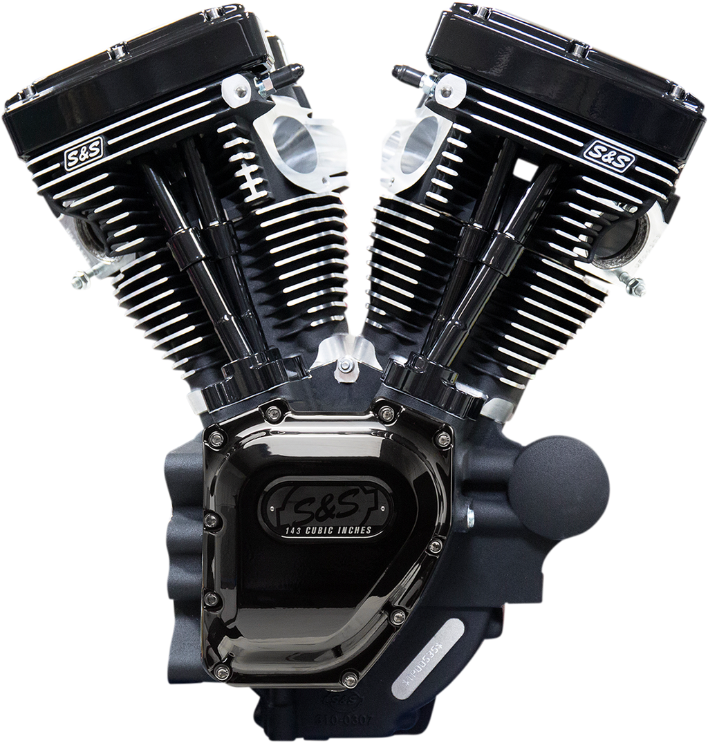 S&S CYCLE T143 Long Block Engine - Black Edition - Touring 310-0837A — image 1