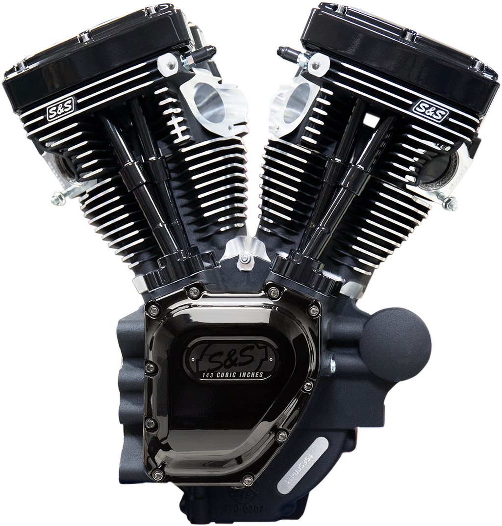 S&S CYCLE T143 Long Block Engine - Black Edition - Dyna 310-0901A — image 1