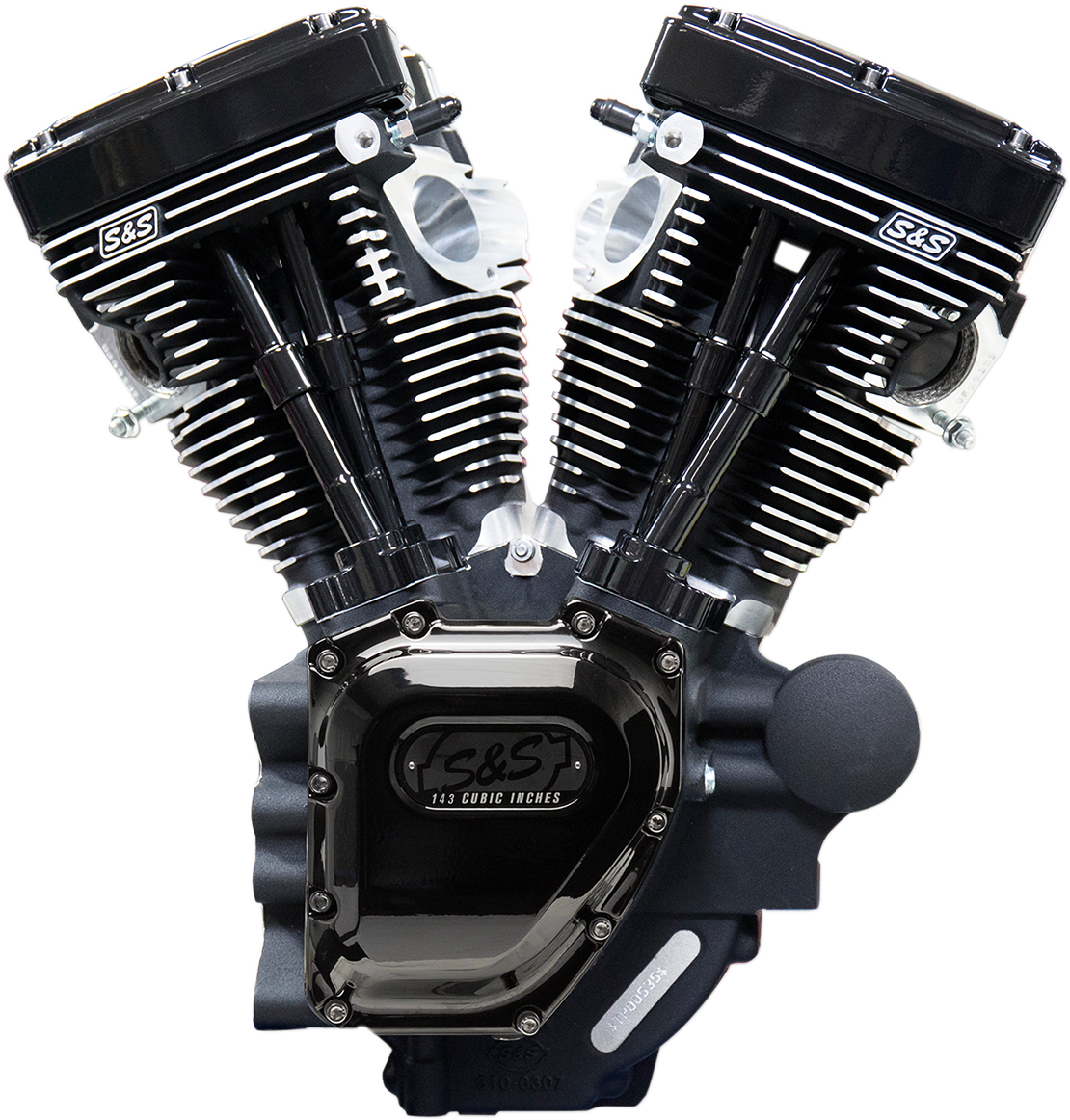 S&S CYCLE T143 Long Block Engine - Black Edition - Dyna 310-0901A — image 1